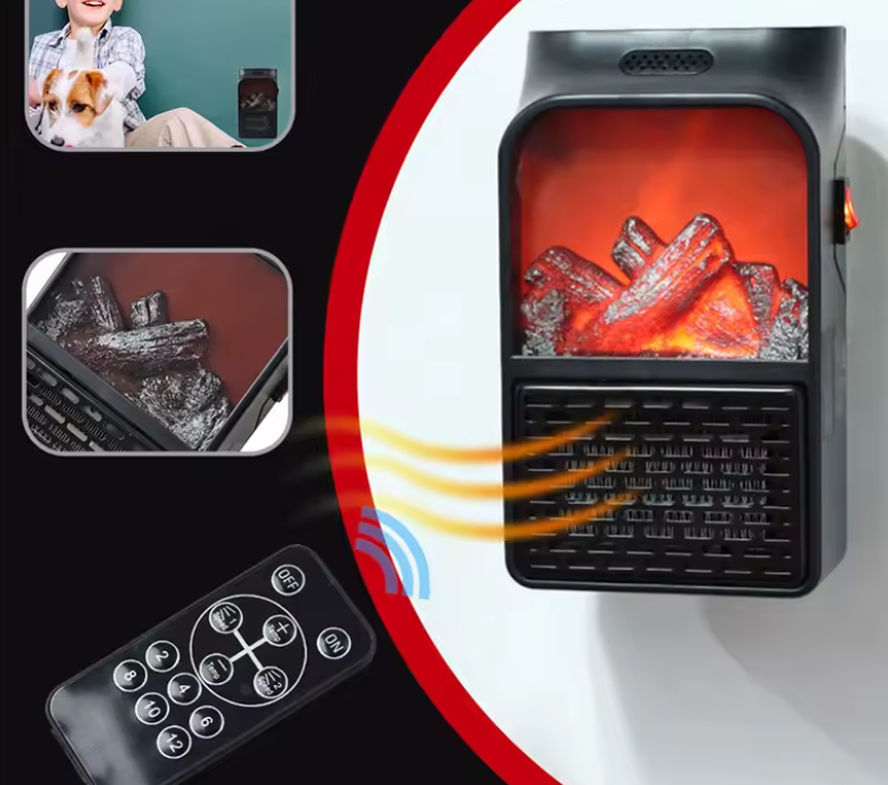 HeatFlow™-Calefactor eléctrico portátil con mando a distancia