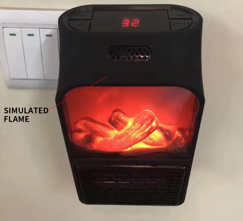 HeatFlow™-Calefactor eléctrico portátil con mando a distancia