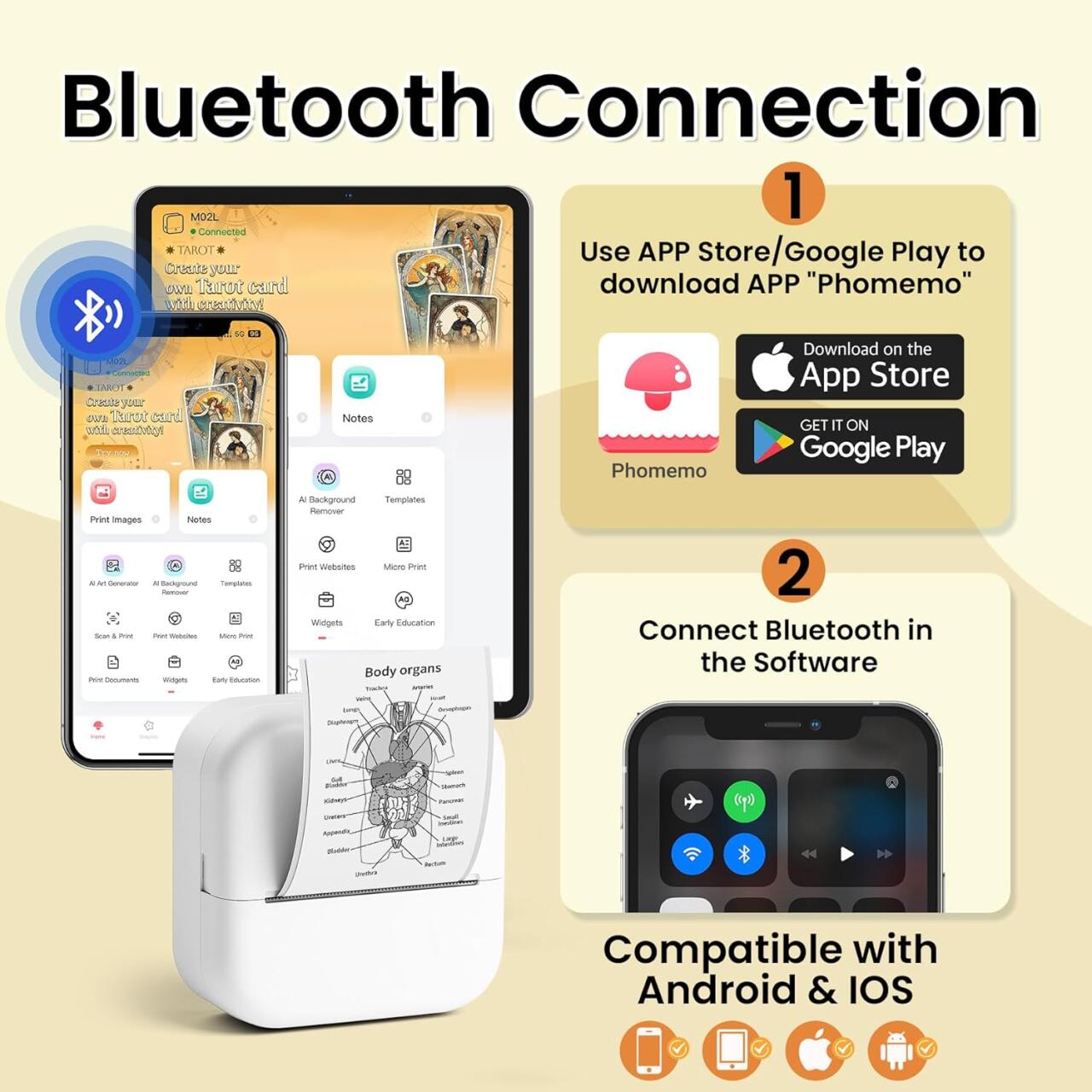 ThermaPrint- Mini impresora portátil