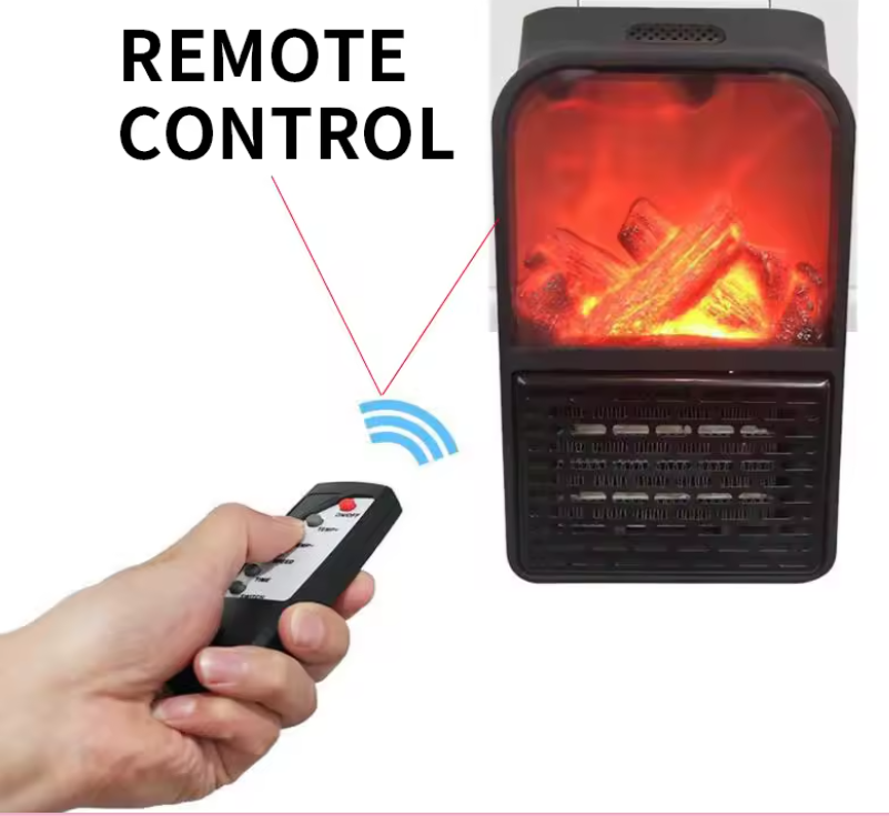 HeatFlow™-Calefactor eléctrico portátil con mando a distancia