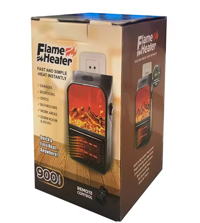 HeatFlow™-Calefactor eléctrico portátil con mando a distancia