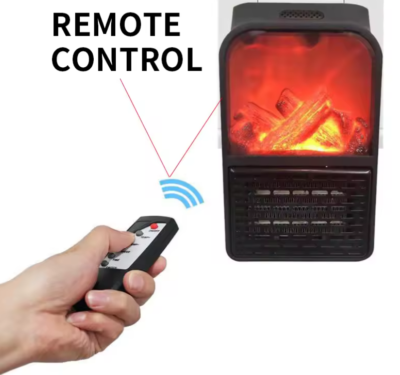 HeatFlow™-Calefactor eléctrico portátil con mando a distancia